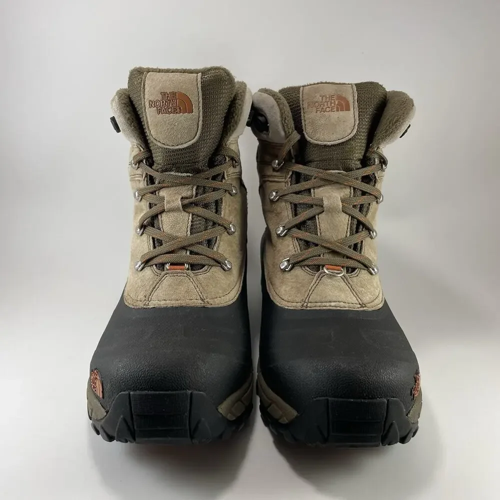 The North Face Chilkat II Boots Mens Size 12 Tan Black Waterproof Snow Winter